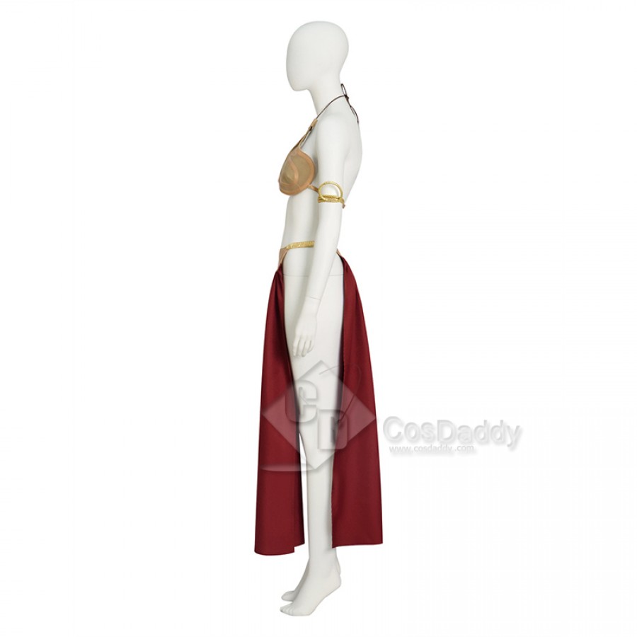 Star Wars Princess Leia Organa Cosplay Costume Leia Slave Bikini